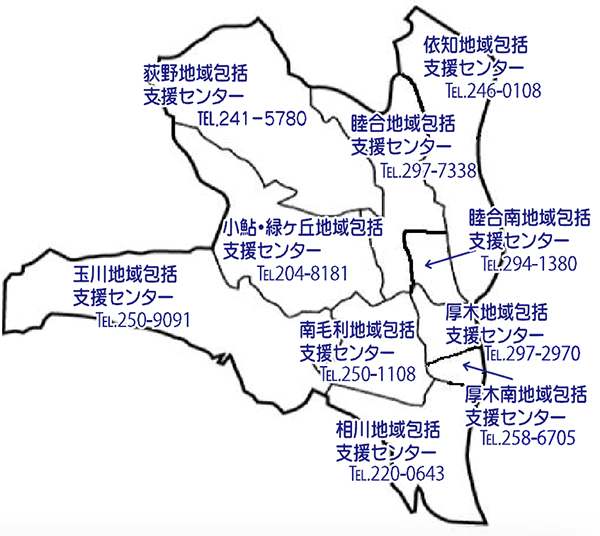 地域包括支援センターMAP